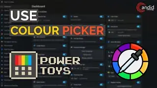 How to use PowerToys Colour Picker?