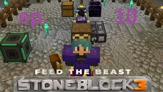 Silverfish heart farm and some LATE game stuff - Stoneblock 3 ep. 10