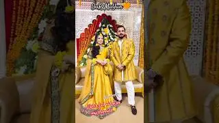 Eman & Rajab Grand Mayu🧡#famous youtuber #Rajab butt wedding#1st dholki#plz_subscribe_my_channel