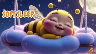 🐝 Sleepy Baby Bee Hums You to Sleep 🌙 | Gentle Bedtime Lullaby for Toddlers | Pippapurr