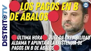 🔴&Uacute;LTIMA HORA🔴 Juez da credibilidad a ALDAMA y apunta a la existencia de pagos en B a &Aacute;balos