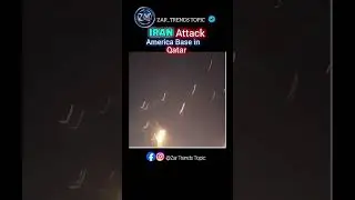 Iran Attack on America Base in Qatar | Iran Attack on Us military Qatar #iranamericawar #trending
