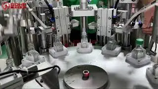 2-nozzle large dosage liquid filling-capping machine for glass/plastic bottles stoppered