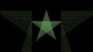 Python Animation Project | Draw a Star Effect Step-by-Step #shorts #python #animation #coding