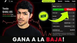 How to PROFIT when stock prices fall - Stock Short on ROBINHOOD