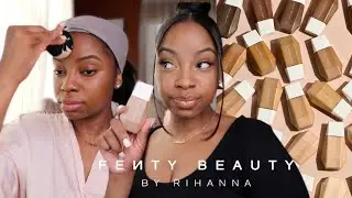 *новый* оттенок Fenty Beauty Eaze Drop Bluring Skin Tint: первые впечатления + обзор (оттенок 18) | Абиола К.