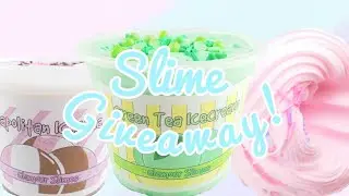 Slime Giveaway! HOW TO WIN FREE SLIME!!! | GLAMOUR SLIMES💖😆😁🍨🍦