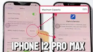 iPhone 12 Pro Max replacement battery 🔋 100%