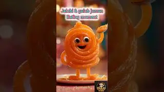 Cute Jalebi & Gulab Jamun Eating 😍🍯 | Kids Fun Short | GULU KIDS #littlesingham #kidsrhymes
