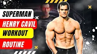 Henry Cavill Superman Workout Routine | Build Superhero Strength Like Man of Steel 💪🔥