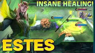 Estes Insane Healing! Top 1 Global Estes by OhMyV33NUS ~ Mobile Legends