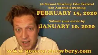 It's the SAN ANTONIO 90-Second Newbery Film Festival for 2020!