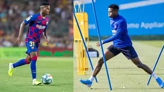 Ansu Fati -  Watch how the 16 year old Wonder kid Trains