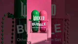 Face the magic with the NEW Wicked x Bubble Other Half Lip Balm Set🩷💚Cast a skincare spell @ Ulta!