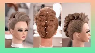 Upside - Down Pull Through Braid Step by Step For Beginners | updo tutorial | hair tutorial