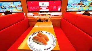 The world's most futuristic conveyor-belt sushi restaurant! Sushiro's new location, 