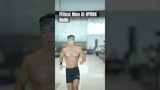 FITTEST MAN ON HYROX DELHI #hyrox #hyroxworld #hyroxmumbai #hyroxdelhi #shorts #hongkong