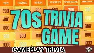 Know the 70s? 🎤 Gameshow Grid Trivia Challenge 🕺| 🐝 BuzzPlay Trivia