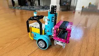 how to make a remote control forklift using Lego Spike Prime