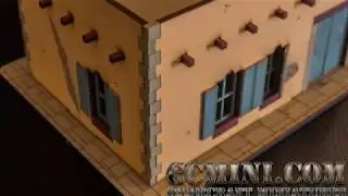 Four Easy Steps - Finishing MDF Buildings