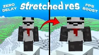 How To Get STRETCHED RES In Minecraft FPS Boost + 0 Delay