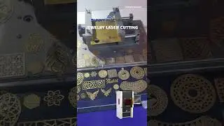 Gold Silver Laser Cutting Machine for Jewelry #trending #shorts #goldsilver  #fiberlaser
