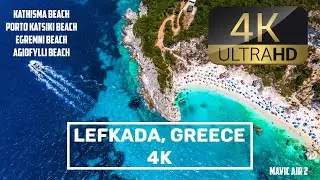 Lefkada, Greece 2020 | During COVID-19 | 4K DRONE VIDEO