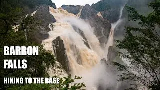 Barron Falls in the Wet Season - Hiking the old track to the base