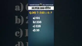 Number Analogy Question #reasoning #yt #ytshorts #shortfeed