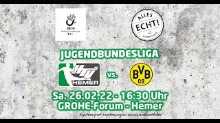 Jugendbundesliga HTV Hemer vs. BVB - 26.02.22, 16:30 Uhr, Grohe-Forum, Hemer