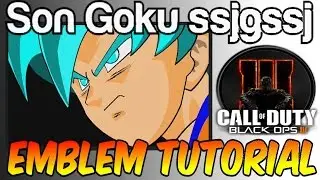 Black Ops 3 Emblem Tutorial Son Goku ssjgssj