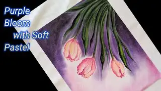 26. ❣️Blush in Purple Bloom - #soft pastel #artistfingers #colors #diy