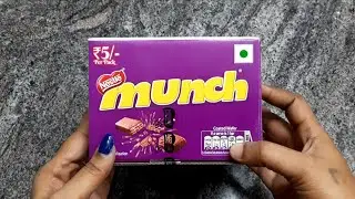 Munch chocolate box opening video