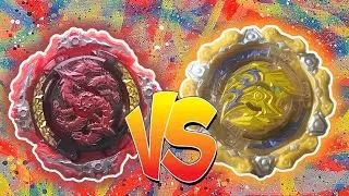 THICK BLADES! Modded Wrath Cobra Vs Modded Gilded Balderov Baldur! Beyblade Burst BU+ Battle!