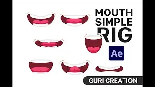 Simple Mouth Rig for lip sync in after effects |  No Plugin | Mouth Rig