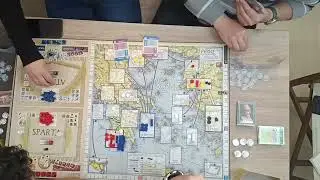 Pericles board game game play in greek 3