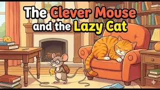 The Clever Mouse and the Lazy Cat | Kids Story 2026 @Happy Wings Stories #cartoon #birds #animation