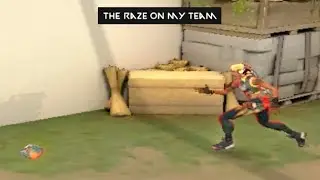 THE RAZE ON THE ENEMY TEAM vs THE RAZE ON MY TEAM
