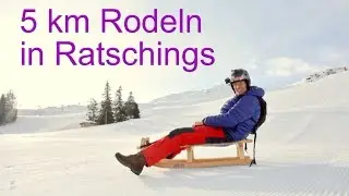 Rodeln in Ratschings S&uuml;dtirol 5 km Der Alpenrodler