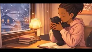 Cozy Lofi Soulfi🌙 | Writing, Warm Milk & Filo the Kitten | Calm & Relaxing Music
