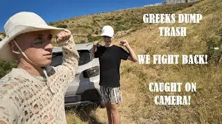 Greeks Dump Trash Across from Our Land – We Install Cameras! | Greek Off-Grid Life