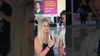 Shooting my shot with the richest kid in Americas dad😂 #vidcon2023 #interview #donlad #fazerug