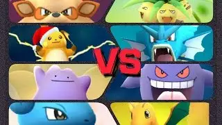 Pok&eacute;mon GO Gym Battles Level 8 Gym Holiday Raichu DITTO Gengar Lapras Gyarados Dragonite & more