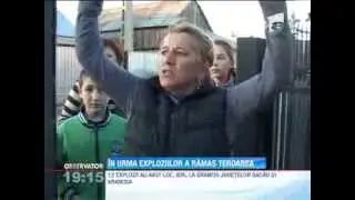 Cele 12 explozii din Urecheşti i-au speriat pe localnici