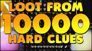 RS3 | Loot From 10000 Hards clues!