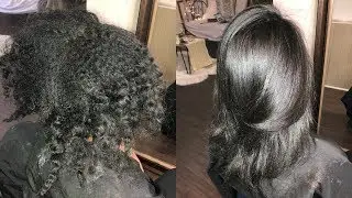 FLAT IRONING HAIR AFTER 11 MONTHS