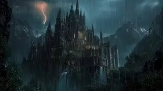 Embrace Serenity and Sleep Better with Rain In Dark Fantasy Castle 🏰 Relax  with the Gentle Rain