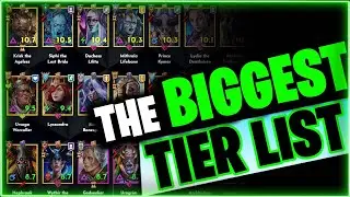 BIGGEST Tier List Project! | RAID Shadow Legends