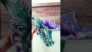 which do you prefer??#paperpuppet #dragon #style#art#trend#horror#cute#fyp#puppets