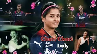 Cheri Cheri Lady RCB Queens Shreyanka Patil & Ellyse Perry Dance video🫠 #rcb#rcbfans#shreyankapatil